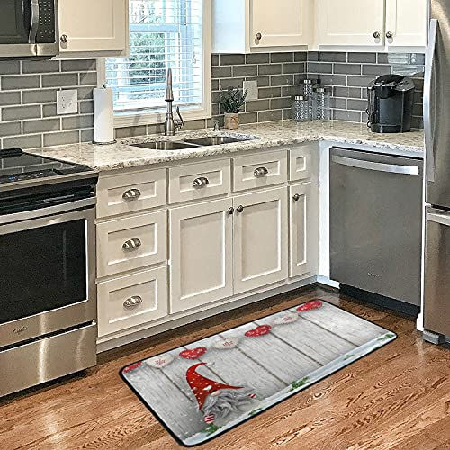 Weihnachtsteppich, Weihnachtswichtel, Teppiche für Küche, Badezimmer, Weihnachten, dekorative Fußmatte, kleiner Teppich, 100 x 50 cm