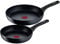 Tefal Black Stone 2-teiliges Pfannenset, 24 und 28 cm, Antihaftbeschichtung, Thermo-Signal bei idealer Brattemperatur, induktionsgeeignet, schwarz, G28191