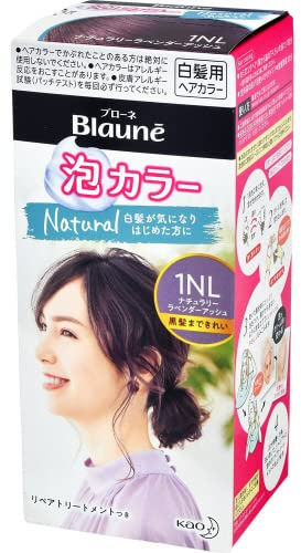 Kao Blaune Bubble Hair Color For Gray Hair - 1L Lavender Ash