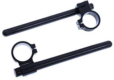 AVDB Paar Stummellenker/Halblenker aus 37 mm + Röhrchen für CBR 600 F 1987-1990 / VF700 1986-1987 / VFR 750 1986-1987 (Schwarz)