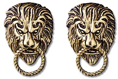 Broche punk en forme de tête de lion. Broche vintage en forme de tête de loup, épingle de collier pour homme, Métal, Alliage.