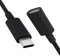 Stouchi USB C Extension Cable for Magsafe Charger PS5 Type C Male to Female Extender Cord Support 9V 3A for Mag safe charger iPhone 15/16 480Mbps Data Transfer 2M/6.6Ft-Black