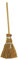 BesDirect 10 Piezas de Escoba Artesanal en Miniatura con Cuerda, Modelo de Escoba de Mini Bruja para Accesorios de decoración de Halloween, decoración Colgante (Cuerda Blanca)