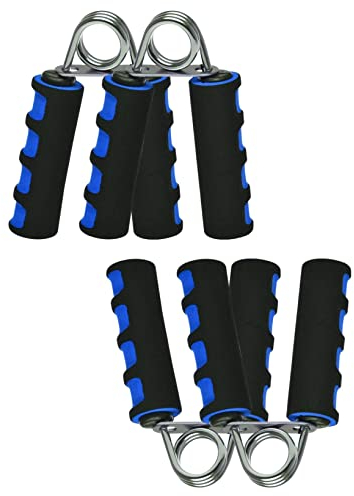 4 Stück Handtrainer | Fingertrainer | Unterarmtrainer | Handmuskeltrainer | Hand Übung Fitness Geräte für Zuhause | Hand-Grip | Sportgeräte | Unterarm Krafttraining | 4er Set Griffkraft Training