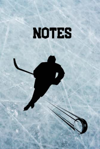 Eishockey: Notizbuch, 120 Seiten, liniert
