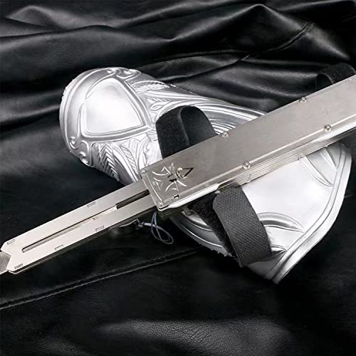 LIENE Versteckte Klinge, Auswerfbare Hidden Blade mit Kordelzug, Cosplay-Requisiten/Bühnenrequisiten/Kunstdekoration