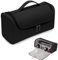 Linpr Travel Storage Bag for Dyson Hair Dryer, Travel Case with Hook, Curler and Accessories Organizer, Large-Capacity Case Holder, Portable Carrying Case, Storage Organizer Bag for Women (Black)