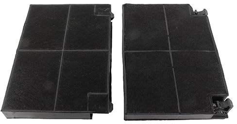 Paxanpax Faber EFF70 PCK179 - Filtri al carbone di carbonio, 195 x 140 x 20 mm, confezione da 2