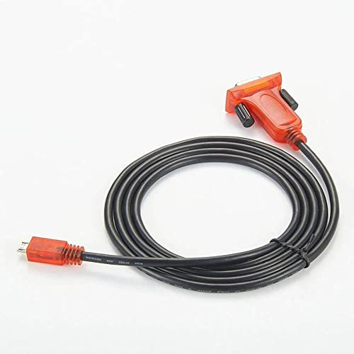 Elecbee D-Sub 9Pin Mâle Rs-232 Droit Avec Micro-USB Connecteur Mâle Droit Avec Câble Null Modem 2.5M