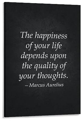 Inspirierende Zitate Glück Stoic Zitat Motivierende Wandkunst Druck Foto Kunst Malerei Leinwand Poster Home Modern Deco