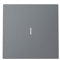 Tapa tecla interruptor conmutador con visor Serie Alba de Niessen - Gris