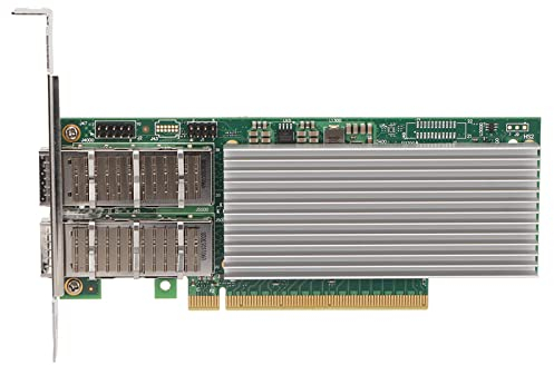 Gigabit-Netzwerkkarte 100G SFP28 Glasfaser-NIC PCIe 4.0x16 E810 Original-Chip-Netzwerkadapter mit Verkehrstrennung, Link-Aggregation, QoS für Virtualisierungsmanagement
