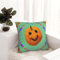 WapNo Smiley-Zitrus-Kissenbezug, dekorativer Kissenbezug, Schlafzimmer, Sofa, Heimdekoration, kurzer Plüsch, Reißverschluss, 40,6 x 40,6 cm