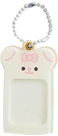 YOUNAFEN Mignon Kpop Idol Photocards Stockage avec porte-clés Filles Cartoon Bus Card Holder