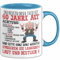 60. Geburtstag Tasse Geschenk Der Besitzer Dieser Tasse Ist 60 Jahre Alt Männer Geschenkidee 60Er Geburtstag Kaffee-Becher (Blau)