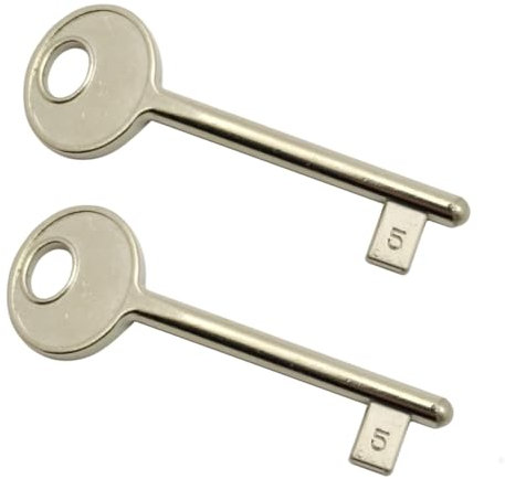 Chiave per Serratura AGB Interna ad Incasso (NICHELATO, N. 5)