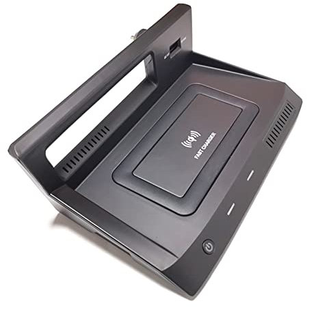 Pexorin LHD 15W QI Auto Drahtlose Ladegerät Handy Ladegerät Lade Telefon Halter, for VW, for Tiguan, for MK2 Allspace Tharu 2017 2018 2019 Kabelloses Ladegerät