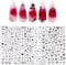 Kabwea Self Adhesive Nail Art Stickers, 5 Sheets Valentine's Day Theme Nail Stickers With Romantic Designs, Valentine Nail Stickers
