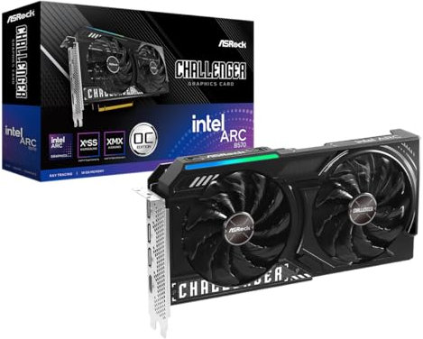 ASRock Intel Arc B570 Challenger OC 10GB GDDR6 Graphics Card