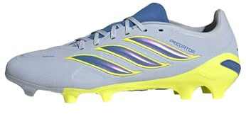 adidas Unisex Predator League Firm Ground Football Boots, Crystal Sky/ray Blue/Team solar Yellow 2, 46 EU