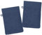Stof Lot de 2 Gants de Toilette 15 x 21 cm Lylia Bleu Marine