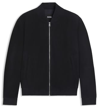 BOSS Regular-fit Jacke Aus Veloursleder