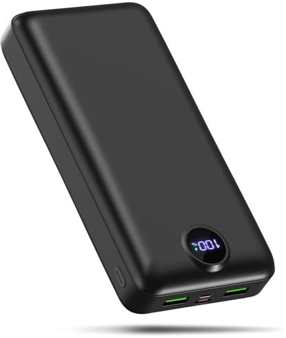 PDBEST PowerBank 50000mAh Fast Charging, Huge Capacity Battery Pack 22.5W Portable Charger USB-C 3 Outputs 2 Inputs LED Display Power Bank Compatible with iPhone Android Tablet etc