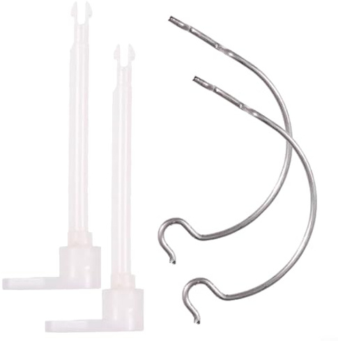 Gettimore OEM 51851496 Perno di fissaggio della porta del carburante e montaggio a molla per Alfa Romeo per GIULIETTA 2010-2020 Flavia 2008-2014 Set da 2 pezzi