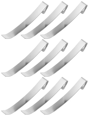 HOUDERCO Ressort du mécanisme de la coupelle en Acier Inoxydable Lot de 9, Clip à Ressort pour Porte-gobelets en Carton, Maintien sûr, Compatible avec Paper Cup Holder, Salle de Bain et