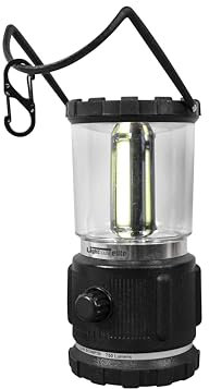 Lighthouse Torches Elite Camping Lantern – Dimmable LED 75 / 750 Lumens, Up to 20 Hours Run Time, 3 x C Batteries Included