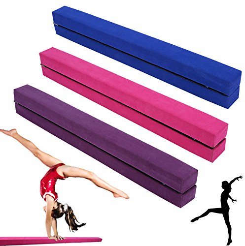 Yosoo Schwebebalken Balance Gymnastik Training Beam Training Balance Beam Faltbar Schwebebalken Gymnastik Balance Balken klappbarer Schwebebalken für das Fitnessstudio