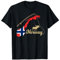 Norwegen Landkarte Angel Elch T-Shirt