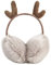 YUIP Rentier Winter Ohrenschützer, Damen & Kinder Unisex warm Ohrenschutz für Ohrenwärmer, Plüsch Earmuffs, Braun