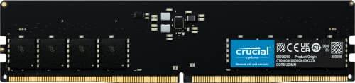 Crucial RAM 16GB DDR5 4800MHz CL40 Desktop-Speicher CT16G48C40U5