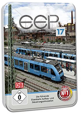 EEP 17 Professional: Eisenbahn-Simulation, Modellbahn-Simulation, PC-Simulation