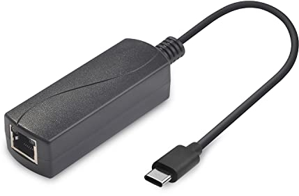 Revotech PoE zu Typ-C Adapter Konverter, Ausgang 5V/2.4A USB C mit Ethernet, IEEE802.3af mit 10/100Mbps, kabelgebundenes Breitband und PD Aufladen für Smart Phone/Tablet, Plug and Play (P2C5V)