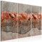 decomonkey Akustikbild Premium Flamingos 120x80 cm 3 Teilig Kunst Akustikpaneele Akustikdämmung Schallschlucker Schallabsorber Schalldämmung Akustikplatten Wandbild Schallschutz Tiere Abstrakt