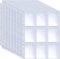 KAHEIGN 32Pcs Trading Card Sleeves, 540 Pockets Double-Sided Card Sleeve Pages 11 Holes Plastic Binder Sheets Clear Game Card Protectors for Pokemon Yu-Gi-Oh Sports Game Cards - fit 3 Ring Binder