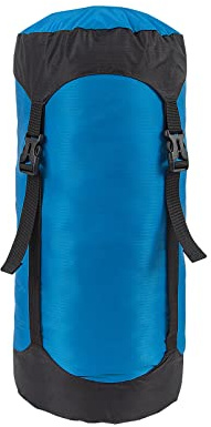 Yundxi Compression Stuff Sack, 8L/18L/25L/35L Lightweight Sleeping Bags Storage Compression Sack, More 40% Storage for Camping, Hiking, Backpacking Trip (Blue, 5L)