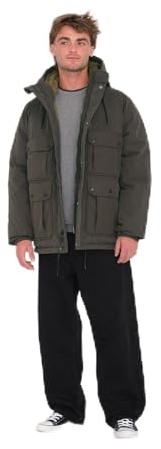 VOLCOM Dodstone Veste 5 K Manteau, Noir, L Mixte