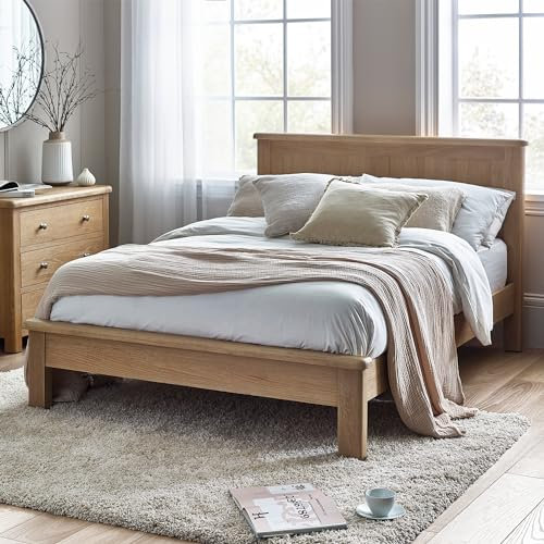 Julian Bowen Memphis Limed Oak 150Cm King Size Bed