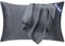 Seiwohl Satin Kissenbezug 40x70 2er Set, Weich wie Seidenkissenbezug Silk Pillowcase, Vegane Seide Kopfkissenbezug Kissenhülle Seidenkopfkissen Kopfkissen bezug für Haar und Haut, Dunkelgrau
