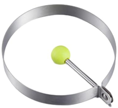 Generisch Spiegeleierformen Für Die, Edelstahl Omelettform, Eierformer Mit Klappbaren Silikongriffen, Eierringe Zum Braten Antihaft, Pancake Deep Egg Ring Antihaft-Ei-Patty-Maker