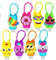 Kinder-Händedesinfektionsmittel, Reisegröße, Schlüsselanhänger, niedliche Mini-Flaschen für Mädchen, Jungen, Babys, Frauen, Schule, Rucksack, 28 ml, 8 Stück, gemischt