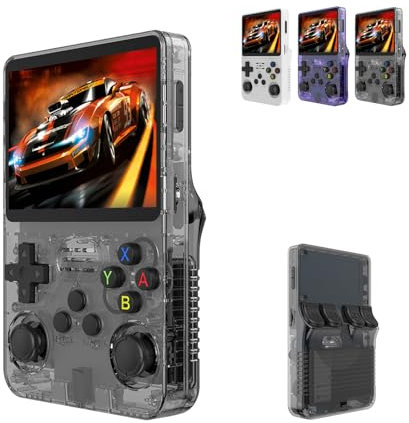 Keyboy - Nouvelle Console de Jeu Keyboy 2024,, Console de Jeu Portable HD 3,5 Pouces sans Fil revisitant Les Classiques, revivez l'âge d'or des Jeux des années 2000 (Noir 128G)