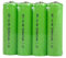 ZWDCVFGK Batterie Rechargeable AA Ni-MH 1.2V 600Mah, Batterie de Secours Haute Performance, adaptée aux Lampes solaires, Paquet de 4