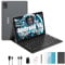XGODY 10 Zoll Android 14 Tablet mit Tastatur 2,4G/5G WLAN 2,0 GHz | 12 GB RAM + 128 GB ROM (TF 1 TB) | FHD | 5+13 MP Kamera | 7000 mAh | Bluetooth 5.0,Tablet PC – Blau
