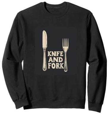 Ensemble de couverts cool avec couteau et fourchette Sweatshirt