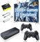 M16 Retro Gaming Console avec Plus de 20000/30000 Jeux Classiques, 25 émulateurs, Sortie HDMI 4K, 64/128G de Stockage et 2contrôleurs sans Fil,Plug&Play Classic Video Game System for TV (128g)