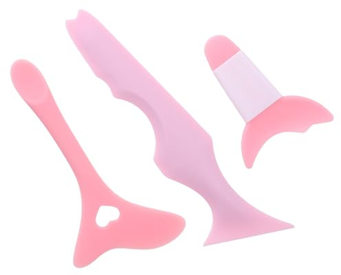 Eyeliner Werkzeug 1 Satz aus Silikon und Kunststoff in Rosa